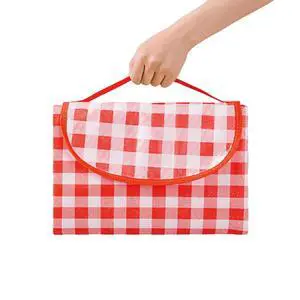 Soulagers Portable Picnic Blanket, Waterproof Sandproof Foldable Outdoor Mat with Handle for Beach, Camping, Hiking, Travel, and Family Concerts, Red Soulagers Portable Picnic Blanket, Waterproof Sandproof Foldable Outdoor Mat with Handle for Beach, Camping, Hiking, Travel, and Family Concerts, Red
