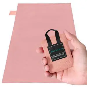 Odoland Sandproof Beach Blanket, Waterproof Portable Mat with Carry Pouch Odoland Sandproof Beach Blanket, Waterproof Portable Mat with Carry Pouch