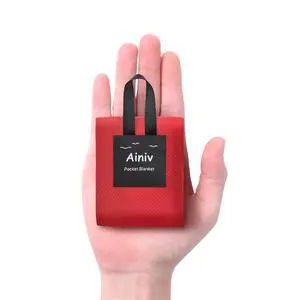 Ainiv Picnic Blanket, Mini Pocket Beach Mat 27.5 x 43.3IN (1-2 People) Foldable, Lightweight Waterproof Sand Free, Foldable Thin Ground Sheet for Outdoor Camping Hiking Travel - with Hand Strap Ainiv Picnic Blanket, Mini Pocket Beach Mat 27.5 x 43.3IN (1-2 People) Foldable, Lightweight Waterproof Sand Free, Foldable Thin Ground Sheet for Outdoor Camping Hiking Travel - with Hand Strap