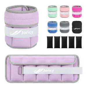 Adjustable Ankle Weights for Women Men 1-4 LBS 1 Pair Wrist Leg Arm Weights with Removable Weight, Strength Training Weight for Jogging, Walking, Running, Fitness, Gym Workout, Purple Adjustable Ankle Weights for Women Men 1-4 LBS 1 Pair Wrist Leg Arm Weights with Removable Weight, Strength Training Weight for Jogging, Walking, Running, Fitness, Gym Workout, Purple