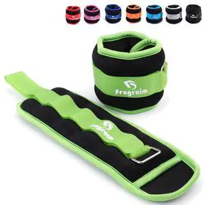 Ankle Weights for Women, Men and Kids - 1 LB x 2 Strength Training Wrist/Leg/Arm Weight with Adjustable Strap for Jogging, Gymnastics, Aerobics, Physical Therapy (Green) Ankle Weights for Women, Men and Kids - 1 LB x 2 Strength Training Wrist/Leg/Arm Weight with Adjustable Strap for Jogging, Gymnastics, Aerobics, Physical Therapy (Green)