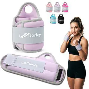 Wrist Weights with Thumb Loops Lock for Women Men 2LBS Pair (1 LB Each Weight) Arm Weight Weights Weighted Gloves for Walking Running Strength Cardio Exercises, Purple Wrist Weights with Thumb Loops Lock for Women Men 2LBS Pair (1 LB Each Weight) Arm Weight Weights Weighted Gloves for Walking Running Strength Cardio Exercises, Purple