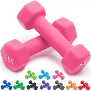 Portzon Dumbbells Neoprene with Non Slip Grip weight for Total Body Workout Exercise and Muscle Toning Compatible with of 2 Set,1-15 LB, Anti-Slip, Anti-roll, Hex Shape Portzon Dumbbells Neoprene with Non Slip Grip weight for Total Body Workout Exercise and Muscle Toning Compatible with of 2 Set,1-15 LB, Anti-Slip, Anti-roll, Hex Shape