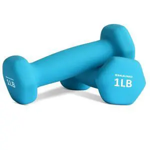 Balelinko Hand Weight Neoprene Coated Dumbbell, Exercise & Fitness Dumbbell for Home Gym Equipment Workouts Strength Training Free Weights for Women, Men, Seniors, Teens, and Youth, 1 LB Blue, Pair Balelinko Hand Weight Neoprene Coated Dumbbell, Exercise & Fitness Dumbbell for Home Gym Equipment Workouts Strength Training Free Weights for Women, Men, Seniors, Teens, and Youth, 1 LB Blue, Pair
