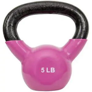 Sunny Health & Fitness Sunny Vinyl Coated Kettlebell (5-Pound) Sunny Health & Fitness Sunny Vinyl Coated Kettlebell (5-Pound)