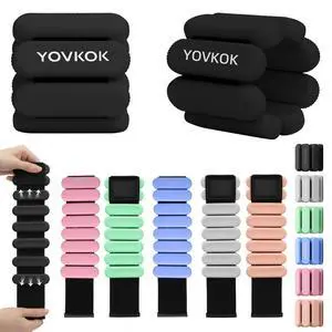 Wrist Weights, Silicone Adjustable Ankle Weights for Women Men - Strengthen Arms and Legs Ideal for for Home Gym Workout, Running, Yoga, Pilates, Barre, Exercise, Strength Training Wrist Weights, Silicone Adjustable Ankle Weights for Women Men - Strengthen Arms and Legs Ideal for for Home Gym Workout, Running, Yoga, Pilates, Barre, Exercise, Strength Training