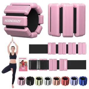Pilates Wrist Ankle Weights for Women, Wearable Strong Arm & Leg Weights Set of 2(1Lbs Each), Adjustable Ankle Weights for Walking, Yoga, Dance, Barre, Gym Pilates Wrist Ankle Weights for Women, Wearable Strong Arm & Leg Weights Set of 2(1Lbs Each), Adjustable Ankle Weights for Walking, Yoga, Dance, Barre, Gym