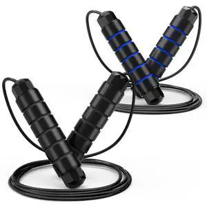 Jump Rope, Tangle-Free Rapid Speed Jumping Rope Cable with Ball Bearings for Women, Men, and Kids, Adjustable Steel Jump Rope with Foam Handles for Home Gym Exercise Fitness Workout Equipment Jump Rope, Tangle-Free Rapid Speed Jumping Rope Cable with Ball Bearings for Women, Men, and Kids, Adjustable Steel Jump Rope with Foam Handles for Home Gym Exercise Fitness Workout Equipment