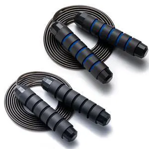 BOOMIBOO Jump Rope, Adjustable Jump Ropes,Skipping Rope Tangle-Free Rapid Speed with Ball Bearings for Women Men Kids,Exercise & Slim Body Jumprope at Home School Gym BOOMIBOO Jump Rope, Adjustable Jump Ropes,Skipping Rope Tangle-Free Rapid Speed with Ball Bearings for Women Men Kids,Exercise & Slim Body Jumprope at Home School Gym
