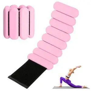 Wrist Ankle Weights for Women, Adjustable Ankle Weights Strength Training Silicone Bracelets Workout Wrist Ankle Weights for Men Women Yoga Running Dance Ankle Arm Leg Weights (2lb) (Pink) Wrist Ankle Weights for Women, Adjustable Ankle Weights Strength Training Silicone Bracelets Workout Wrist Ankle Weights for Men Women Yoga Running Dance Ankle Arm Leg Weights (2lb) (Pink)