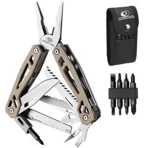 Multitool, 22-in-1 Stainless Steel Pliers with Screwdriver Sleeve, Desert Steel Handle, Self-locking Knife with Sheath-Perfect for Outdoor, Survival, Camping, Hiking, Simple Repair Multitool, 22-in-1 Stainless Steel Pliers with Screwdriver Sleeve, Desert Steel Handle, Self-locking Knife with Sheath-Perfect for Outdoor, Survival, Camping, Hiking, Simple Repair