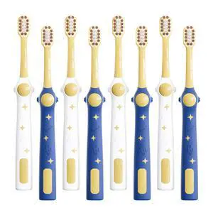 EASICUTI Extra Soft Toddler Toothbrushes 8 Pack, Space Style Kids Toothbrushes for Ages 2-12 Years, Baby Toothbrush 12 Months and up, Childrens Toothbrush Help Remove Plaque and Stains-Blue, White EASICUTI Extra Soft Toddler Toothbrushes 8 Pack, Space Style Kids Toothbrushes for Ages 2-12 Years, Baby Toothbrush 12 Months and up, Childrens Toothbrush Help Remove Plaque and Stains-Blue, White