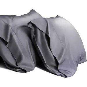 WishSmile Cooling Queen Pillowcases Set of 2 Breathable Cool Silky Soft Rayon Derived from Bamboo Fabric, Moisture Wicking for Hot Sleepers, Hair and Skin Friendly, Dark Grey, 2 Pack, 20x30IN WishSmile Cooling Queen Pillowcases Set of 2 Breathable Cool Silky Soft Rayon Derived from Bamboo Fabric, Moisture Wicking for Hot Sleepers, Hair and Skin Friendly, Dark Grey, 2 Pack, 20x30IN