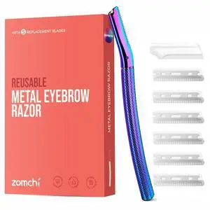 ZOMCHI Eyebrow Razor for Women & Men, Precision Cover, Rainbow ZOMCHI Eyebrow Razor for Women & Men, Precision Cover, Rainbow