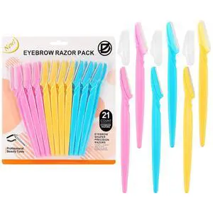 21 PCS Eyebrow Razor,Dermaplane Razor,Face Razors for Women and Men,Dermaplaning Tool for Face,3 Colors Facial Hair Shavers with Precision Cover,Facial Hair Remover for Women,Eyebrow Hair Trimmers 21 PCS Eyebrow Razor,Dermaplane Razor,Face Razors for Women and Men,Dermaplaning Tool for Face,3 Colors Facial Hair Shavers with Precision Cover,Facial Hair Remover for Women,Eyebrow Hair Trimmers