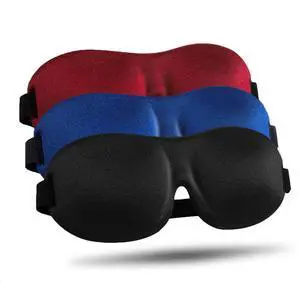 LKY DIGITAL Sleep Mask for Side Sleeper 3 Pack, Blackout 3D Eye Mask for Sleeping, Night Blindfold for Men Women LKY DIGITAL Sleep Mask for Side Sleeper 3 Pack, Blackout 3D Eye Mask for Sleeping, Night Blindfold for Men Women