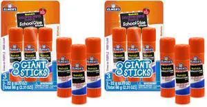 Elmer's Disappearing Purple School Glue Sticks, Washable, 22 Grams, 3 Count - Poster, Vision Board, Back to School Supplies, #1 Teacher Brand (Pack of 2) Elmer's Disappearing Purple School Glue Sticks, Washable, 22 Grams, 3 Count - Poster, Vision Board, Back to School Supplies, #1 Teacher Brand (Pack of 2)