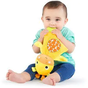Bright Starts Snuggle & Teethe BPA-Free Crinkle Teething Plush Baby Toy - Giraffe Bright Starts Snuggle & Teethe BPA-Free Crinkle Teething Plush Baby Toy - Giraffe