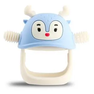 Smily Mia Teething Toys for 0-6Months, Silicone Baby Teethers for 3-6Months, Teething Mitten for 6-12M Baby Teething Relief, Hand Teethers for Infants, Ocean Blue Smily Mia Teething Toys for 0-6Months, Silicone Baby Teethers for 3-6Months, Teething Mitten for 6-12M Baby Teething Relief, Hand Teethers for Infants, Ocean Blue