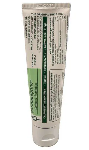 Calmoseptine Ointment by Calmoseptine for Skin irritations, Diaper Rash, Heat Rash, Insect Bites, and as a Moisture Barrier for Conditions Involving Broken Skin or rashes, 1 Count Calmoseptine Ointment by Calmoseptine for Skin irritations, Diaper Rash, Heat Rash, Insect Bites, and as a Moisture Barrier for Conditions Involving Broken Skin or rashes, 1 Count