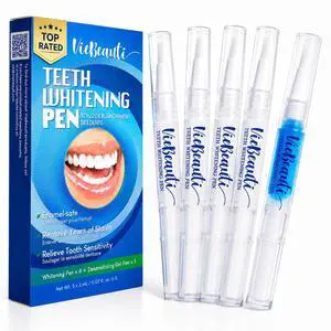 VieBeauti Teeth Whitening Pen Kit, 35% Carbamide Peroxide Gel, 5 Pack VieBeauti Teeth Whitening Pen Kit, 35% Carbamide Peroxide Gel, 5 Pack