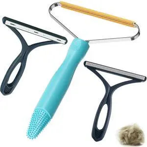 3-Pack Pet Hair Removal Tool,Dog Cat Hair Remover,Lint Shaver Cleaner Pro,Fur Removal Tool,Portable Carpet Scraper,Carpet Rake,Pet Hair Brush for Carpet,Clothes,Car Mats,Couch,Pet Bed,Furniture 3-Pack Pet Hair Removal Tool,Dog Cat Hair Remover,Lint Shaver Cleaner Pro,Fur Removal Tool,Portable Carpet Scraper,Carpet Rake,Pet Hair Brush for Carpet,Clothes,Car Mats,Couch,Pet Bed,Furniture