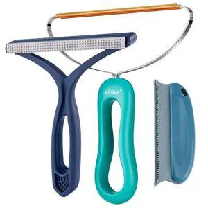 Pet Hair Remover 3-Pack, Dog Cat Hair Remover, Lint Shaver Cleaner Pro, Fur Removal Tool, Portable Carpet Scraper, Fuzz Rollers Hairball Brush for Carpets, Clothes, Car Mats, Couch, Pet Bed, Furniture Pet Hair Remover 3-Pack, Dog Cat Hair Remover, Lint Shaver Cleaner Pro, Fur Removal Tool, Portable Carpet Scraper, Fuzz Rollers Hairball Brush for Carpets, Clothes, Car Mats, Couch, Pet Bed, Furniture