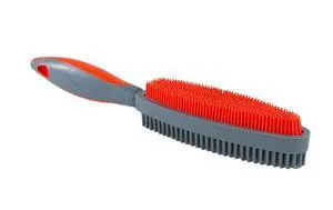FURemover Duo Pet Hair Rubber Brush, Dual Sided to Easily Remove Fur and Lint from Clothing and Upholstery, Thick Bristles Groom Dogs and Cats, Easy to Clean, Colors May Vary FURemover Duo Pet Hair Rubber Brush, Dual Sided to Easily Remove Fur and Lint from Clothing and Upholstery, Thick Bristles Groom Dogs and Cats, Easy to Clean, Colors May Vary