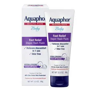 Aquaphor Baby Diaper Rash Paste - For Serious Diaper Rash and Flare-ups - 3.5 Oz. Tube Aquaphor Baby Diaper Rash Paste - For Serious Diaper Rash and Flare-ups - 3.5 Oz. Tube
