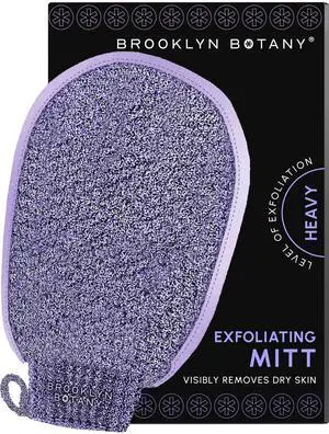 Brooklyn Botany Exfoliating Mitt for Bath and Shower Heavy Duty Exfoliating Body Scrubber for Massage and Dead Skin Remover for Body 1 Mitt Brooklyn Botany Exfoliating Mitt for Bath and Shower Heavy Duty Exfoliating Body Scrubber for Massage and Dead Skin Remover for Body 1 Mitt