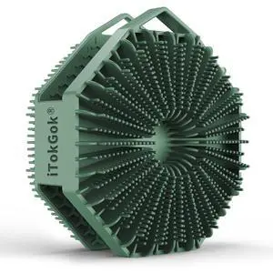 iTokGok® Premium 2-in-1 Silver-Infused Silicone Body Scrubber for Men, Double-Sided Design Body Brush Silicone Body Scrubber Exfoliating Body Brushes for All Skin, Lathers Well - Midnight Green iTokGok® Premium 2-in-1 Silver-Infused Silicone Body Scrubber for Men, Double-Sided Design Body Brush Silicone Body Scrubber Exfoliating Body Brushes for All Skin, Lathers Well - Midnight Green