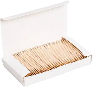 500 Count Toothpicks - Wooden Toothpicks Premium Tooth Picks for Appetizer,Olive,Barbecue,Fruit,Cocktail,Teeth Cleaning,Party 500 Count Toothpicks - Wooden Toothpicks Premium Tooth Picks for Appetizer,Olive,Barbecue,Fruit,Cocktail,Teeth Cleaning,Party