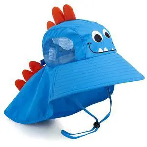 Kids Sun Hat UPF 50+ Boy Girl Protection Hat Wide Brim Beach Hats with Mesh and Adjustable Chin Strap Kids Sun Hat UPF 50+ Boy Girl Protection Hat Wide Brim Beach Hats with Mesh and Adjustable Chin Strap