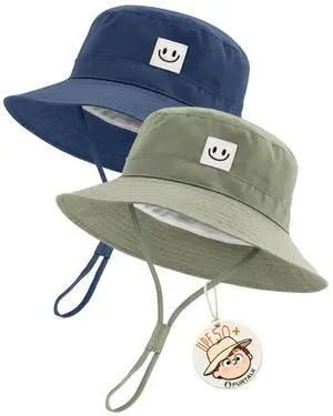 FURTALK Baby Sun Hat Smile Face Toddler Bucket Hat UPF 50+ Boys Girls 0-5Y FURTALK Baby Sun Hat Smile Face Toddler Bucket Hat UPF 50+ Boys Girls 0-5Y