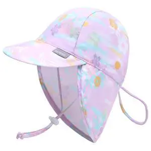 Duoyeree UPF 50+ Baby Sun Hat with Ear and Neck Protection - Toddler Beach Hat for Boys & Girls - Ideal for Summer Fun(2-5T) Duoyeree UPF 50+ Baby Sun Hat with Ear and Neck Protection - Toddler Beach Hat for Boys & Girls - Ideal for Summer Fun(2-5T)