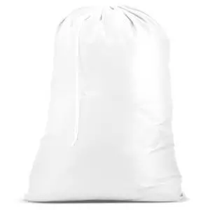 Extra Large Laundry Bag 30"x40" - Handy Laundry Heavy Duty Nylon, Locking Drawstring, Machine Washable, Holds 3 Loads - Sack, Hamper Liner for Travel, College Dorm, Dirty Clothes - White Extra Large Laundry Bag 30"x40" - Handy Laundry Heavy Duty Nylon, Locking Drawstring, Machine Washable, Holds 3 Loads - Sack, Hamper Liner for Travel, College Dorm, Dirty Clothes - White