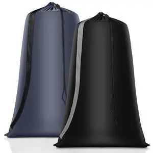 Heavy Duty Laundry Bag 2 Pack XL Nylon Laundry Bags with Straps, Washable Large Dirty Clothes Organizer with Drawstring Closure, Travel Washing Bag Fit a Laundry Hamper or Basket Heavy Duty Laundry Bag 2 Pack XL Nylon Laundry Bags with Straps, Washable Large Dirty Clothes Organizer with Drawstring Closure, Travel Washing Bag Fit a Laundry Hamper or Basket