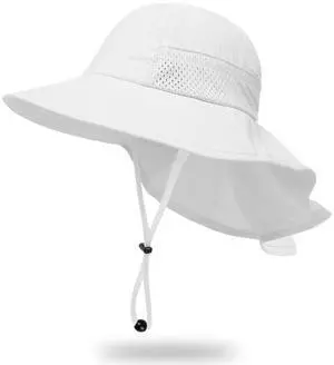 1-Pack Toddler Baby Sun Hat Kids Summer UPF 50+ for Boys Girls Adjustable Beach Hats with Bucket Wide Brim Age 1-7 Years(White,Small) 1-Pack Toddler Baby Sun Hat Kids Summer UPF 50+ for Boys Girls Adjustable Beach Hats with Bucket Wide Brim Age 1-7 Years(White,Small)