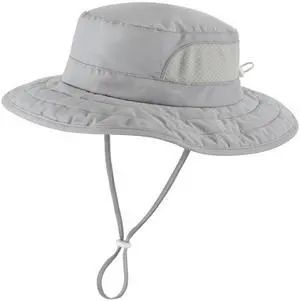 Connectyle Kids UPF 50+ Summer Beach Hat Boys Foldable Wide Brim Bucket Hats Adjustable Fishing Sun Hat Light Grey 4-6 Years Connectyle Kids UPF 50+ Summer Beach Hat Boys Foldable Wide Brim Bucket Hats Adjustable Fishing Sun Hat Light Grey 4-6 Years