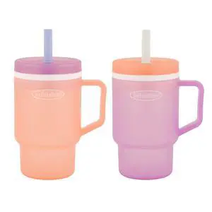 Infantino My 1st Tumbler 10 Oz Plastic Sippy Cup, Seashell/Lavender Infantino My 1st Tumbler 10 Oz Plastic Sippy Cup, Seashell/Lavender