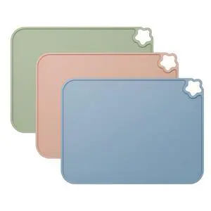 Cutebe Silicone Placemat for Toddles Kids Non-Slip Reusable Portable Kids Placemats for Dinning Table Heat Resistant Placemats, Baby Placemat Stain Resistant Silicone Mat for Dining Table 3 Pack Cutebe Silicone Placemat for Toddles Kids Non-Slip Reusable Portable Kids Placemats for Dinning Table Heat Resistant Placemats, Baby Placemat Stain Resistant Silicone Mat for Dining Table 3 Pack
