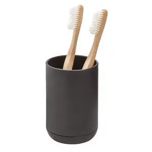 iDesign Cade Collection Toothbrush Holder, Matte Black iDesign Cade Collection Toothbrush Holder, Matte Black