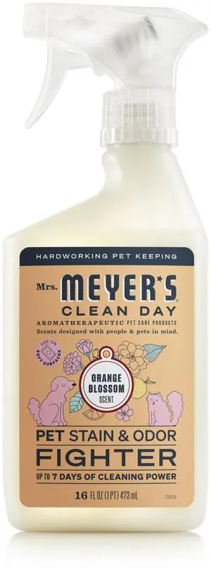 CLEAN DAY Pet Stain & Odor Fighter, Orange Blossom Scent, 16oz CLEAN DAY Pet Stain & Odor Fighter, Orange Blossom Scent, 16oz