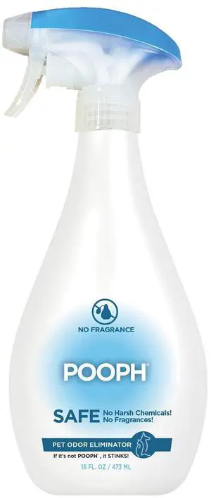 Pooph Pet Odor Eliminator, 16oz Spray - Eliminates Odors at the Molecular Level, Dogs, Cats, Freshener, Eliminator, Urine, Poop, Pee, Deodorizer, Fresh, Clean, Furniture, Potty Pooph Pet Odor Eliminator, 16oz Spray - Eliminates Odors at the Molecular Level, Dogs, Cats, Freshener, Eliminator, Urine, Poop, Pee, Deodorizer, Fresh, Clean, Furniture, Potty