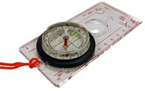 Deluxe Map Compass with Raised Base Plate and Swivel Bezel for Hiking, Camping, Backpacking, Emergency and Outdoor Survival Deluxe Map Compass with Raised Base Plate and Swivel Bezel for Hiking, Camping, Backpacking, Emergency and Outdoor Survival