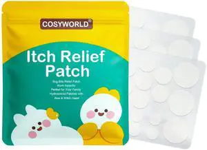 Bug Bite Relief Patches for Kids & Family 96ct, Mosquito Itch Relief for Summer Camp & Travel, Anti-Itch Cream Alternative, Prevents Scratching & Relieves Itch, Soothing After-Bite Relief Bug Bite Relief Patches for Kids & Family 96ct, Mosquito Itch Relief for Summer Camp & Travel, Anti-Itch Cream Alternative, Prevents Scratching & Relieves Itch, Soothing After-Bite Relief
