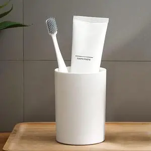 Bathroom Tumbler 10.5oz Reusable Unbreakable Toothbrush Cup 300ml - Mouthwash Plastic Easy to Clean Toothbrush Holder - Adequate for Your Bathroom (PP 1PC, White) Bathroom Tumbler 10.5oz Reusable Unbreakable Toothbrush Cup 300ml - Mouthwash Plastic Easy to Clean Toothbrush Holder - Adequate for Your Bathroom (PP 1PC, White)