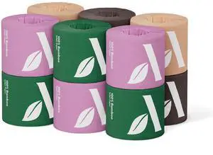 3-ply Bamboo Toilet Paper, Unscented, 12 Rolls, 350 Sheets per roll, Total 4200 Sheets, Plastic-Free 3-ply Bamboo Toilet Paper, Unscented, 12 Rolls, 350 Sheets per roll, Total 4200 Sheets, Plastic-Free