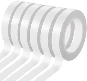 YLJOXR 6 Rolls Double Sided Tape for Crafts, Strong Double-Sided Tape, Artist Tape, Double-Sided Adhesive Tape for Arts, Card Making, Scrapbooking Supplies, Gift Wrapping (0.4 in X 26.25Ft) YLJOXR 6 Rolls Double Sided Tape for Crafts, Strong Double-Sided Tape, Artist Tape, Double-Sided Adhesive Tape for Arts, Card Making, Scrapbooking Supplies, Gift Wrapping (0.4 in X 26.25Ft)