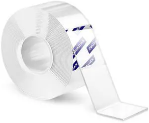 ZMUAXUAN Strong Nano Double Sided Tape Heavy Duty Mounting,Clear Removable Wall Sticky Adhesive Strips,Reusable Thick Gel Grip for Hanging Picture,Poster,Carpet,Photo ZMUAXUAN Strong Nano Double Sided Tape Heavy Duty Mounting,Clear Removable Wall Sticky Adhesive Strips,Reusable Thick Gel Grip for Hanging Picture,Poster,Carpet,Photo